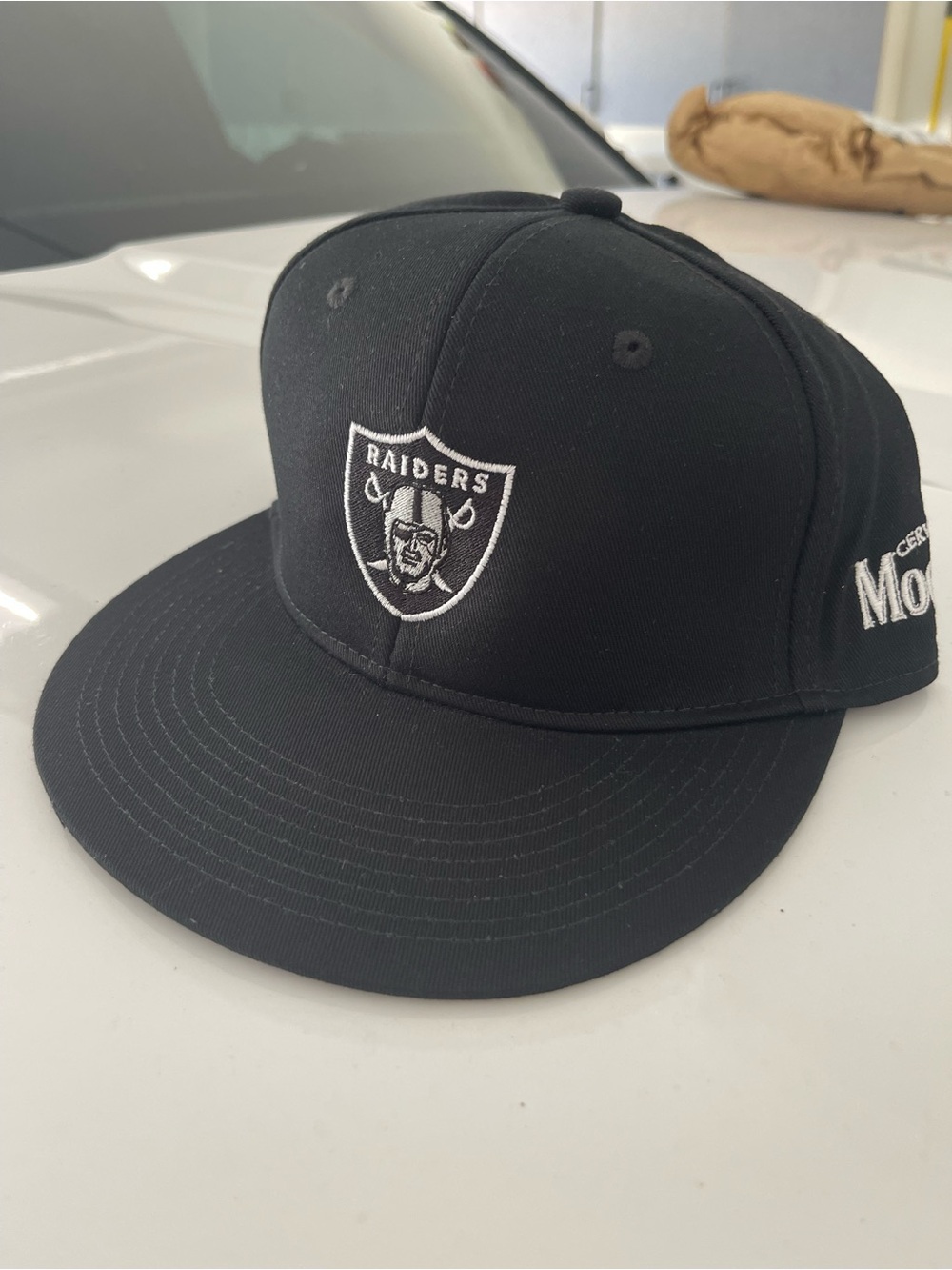 Modelo x Black Raiders Embroidered Snapback Hat